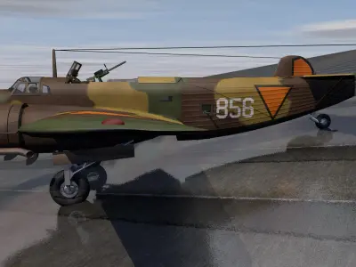 Fokker TV 3D model