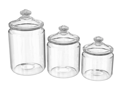  Glass Lidded Canister Set Models 