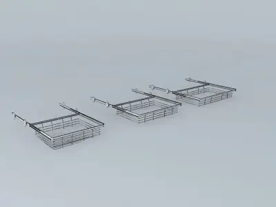 Hafele Pull out frame system 3D model