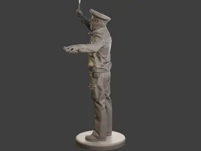 Male Slovac Traffic Police STP 002 3D print model