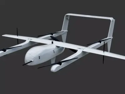 Poseidon UAV 3D Model unmanned aerial vehicle 3D model 3D model