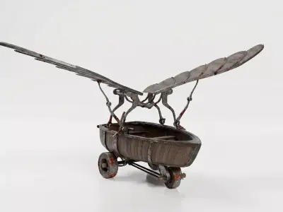 Flying Boat Low-poly 3D model purchase