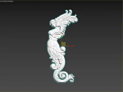 free 2 ornamental classic decoration 3d model kitbash vol 35 Free 3D model