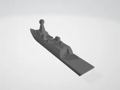 Crimson-class guided missile corvette Free 3D print model
