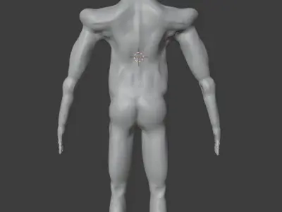 Alien Body Sculpt 3D model