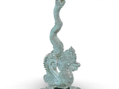 BALINESE DRAGON STATUE 3D print model