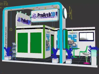Exhibition - Area - 6X4-3DMAX2009-6 3D model