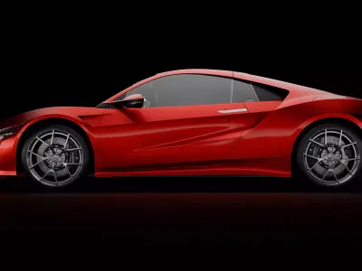 Honda Acura NSX Free 3D model
