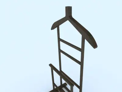 Clothes tree 3D model purchase