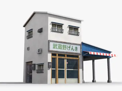 25 Japanese House Collection 3D Model Pack