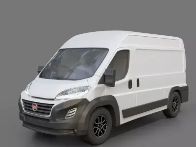 Fiat Ducato Panel Van Free 3D model