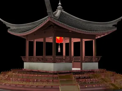 Chinese   pavilion  3D model