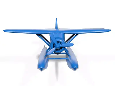 Seaplane 3D print model