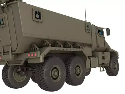 Typhoon-U Ural-63095 3D model
