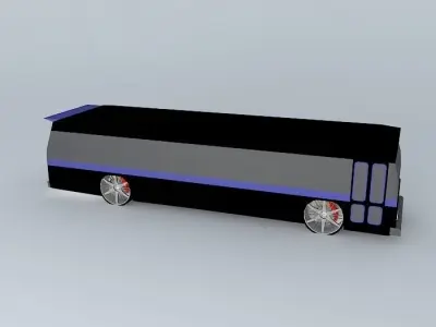 Party Bus Free 3D model