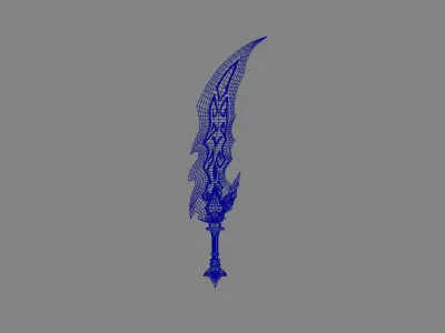 Scifi Sword 3D model