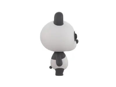Character007 Panda 3D model