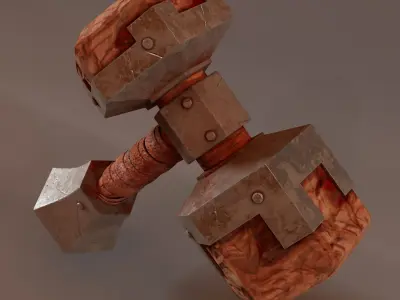 Warhammer Free low-poly 3D model purchase