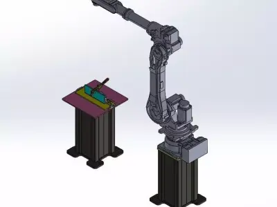 Welding Robot 3D model purchase