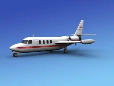 IAI Westwind I 3D model 2