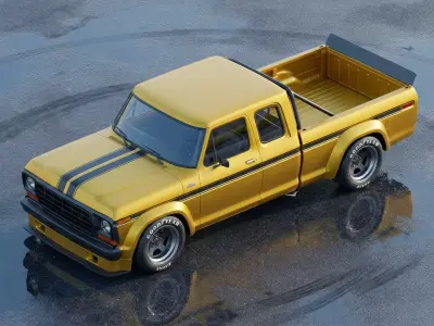 ground vehicles set 100 3D model