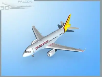 Falcon3D A319 Germanwings 3D model