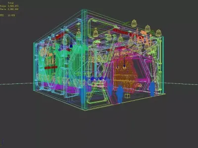 Exhibition - Area - 9X8-3DMAX2009-0110 3D model