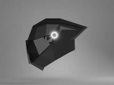 Helmet Free low-poly 3D model