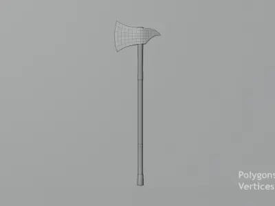 Bladed weapons pack Low-poly 3D model