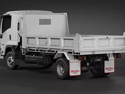2025 Isuzu FRR Tipper Truck 3D model