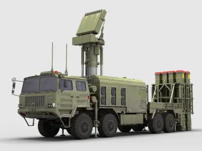 HQ 11 Air Defense and Anti-Missile System 3D model