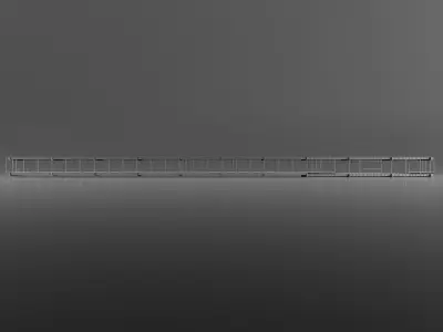 Industrial Metal Ramp 3D model