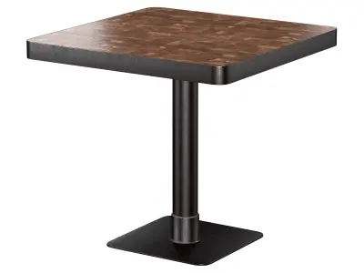 Bistro loft industrial table 3D model