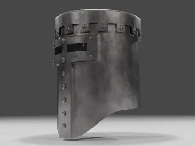 Crusader helmet 3D model