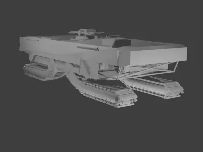 Rover 3D blender 3D model