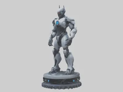 BioMachine Enforcer statue model 3D model