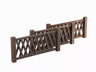 Wooden Fence Pack B