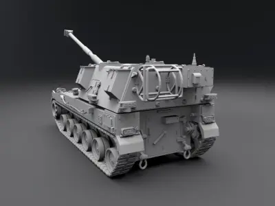 AHS Krab Scale Model  3D print model