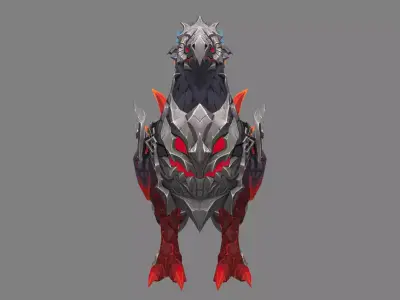 Mount - Dino Type 10 Low-poly 3D model