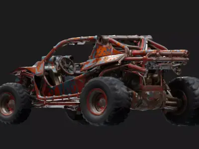 Off-Road Dune Buggy 3D model