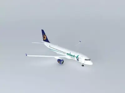 Iberworld Orbest Orizonia Airlines Airbus A320 214 Free 3D model