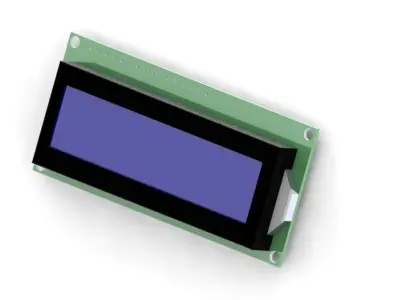 LCD 16x2 Free 3D model