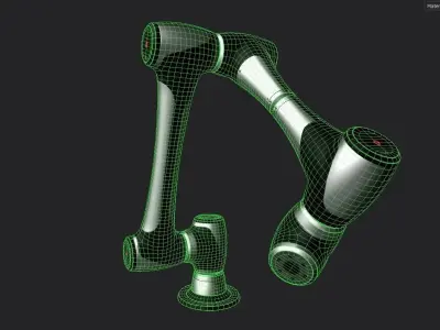 Robotic Arm  M01 Low-poly 3D model