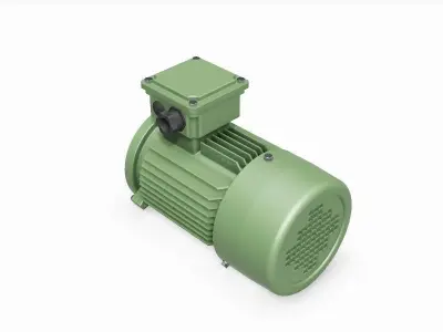 90S B14b IEC electric motor - 3D CAD model 3D model