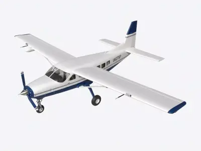 Cessna Caravan 3D model