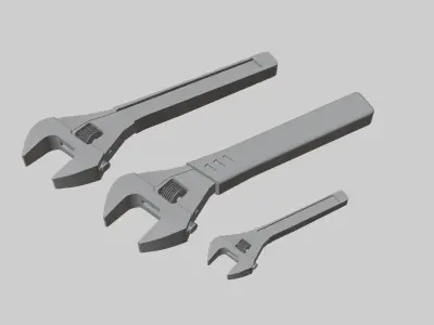 Wrench 3D Model Free 3D model