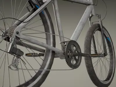 Bike 01 Low-poly 3D model purchase