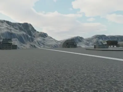 Military Air Base 3D model