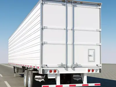  Kenworth T 660 Semi Trailer 3D model