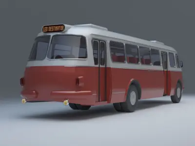Skoda 706 RTO-K Low-poly 3D model